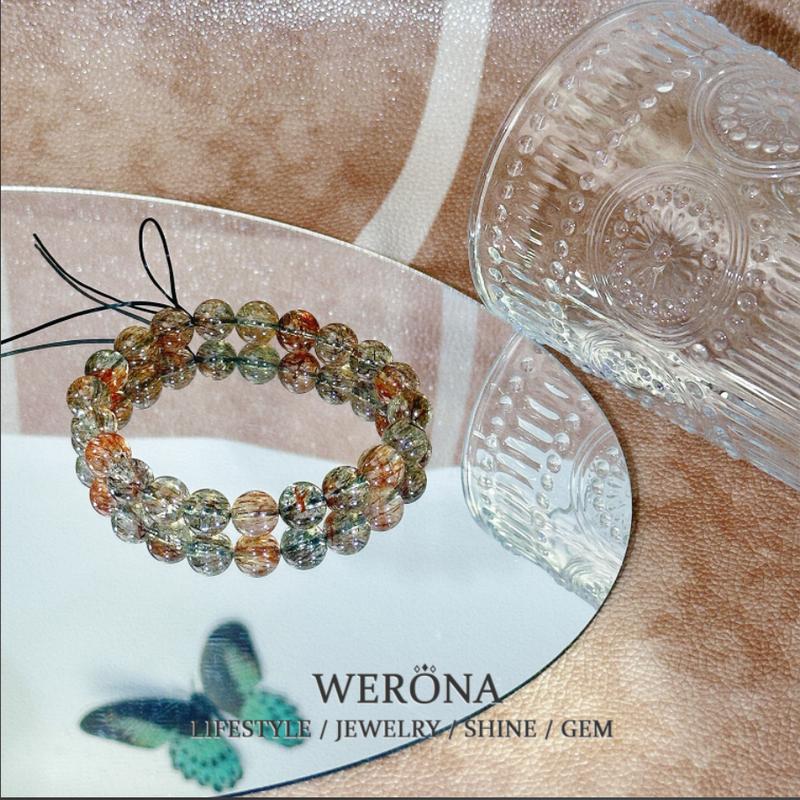Product Introduction of Natural Crystal Black Gold Super Seven Approximately 8MM 10MM non-natural  crystal  jewelry sets  unisex novemberdump christmas gifts giftideas sale vintage xmas  discount cheap gifts pleasantlyflashsale sgdeals agate crystal  bracelet  accessories 3