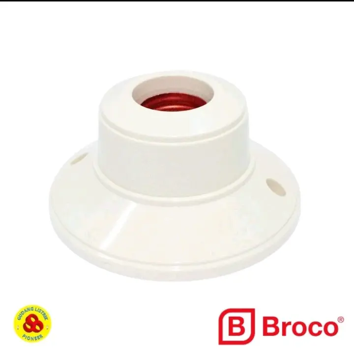 Broco Fitting Lampu Plafon Bulat 1212 - Cream 1