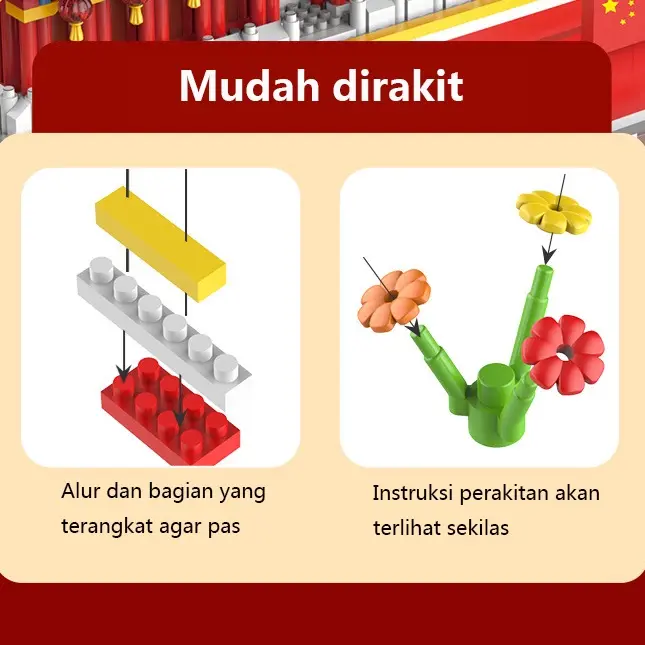 Mini Block Garden Nano Balok Cina Building Micro Partikel Blok Bangunan Building Block Bricks 3