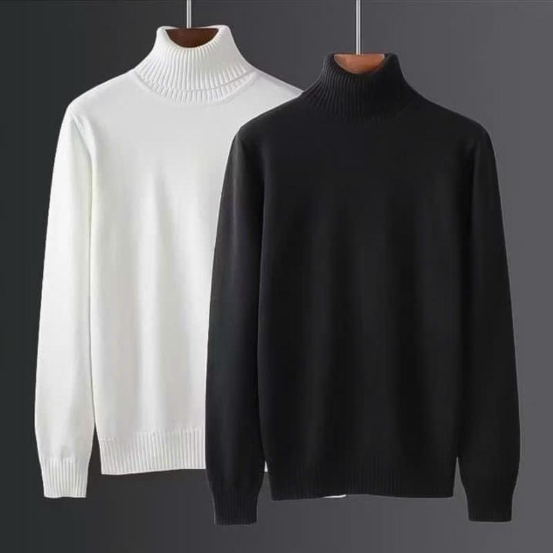  Áo Len Cổ Lọ Nam Dài Tay Chuẩn Fom Dễ Mặc Menswear Shirt 