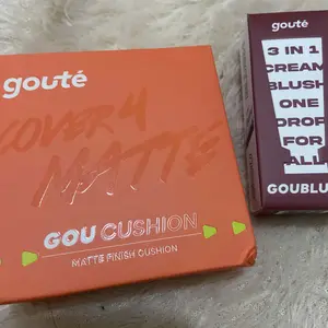 [FLASHSALE] [Free Cushion] Goute Goublush Cream Blush for Cheek Blendable High Pigmented Lightweight Blush on