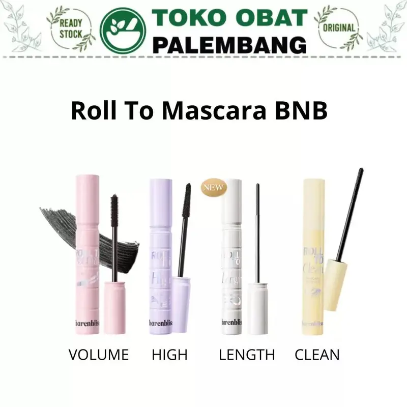 BNB BARENBLISS Roll to Volume Mascara | Roll To High Mascara | Roll To Length Mascara | ROLL TO CLEAN MASCARA REMOVER MASKARA 0