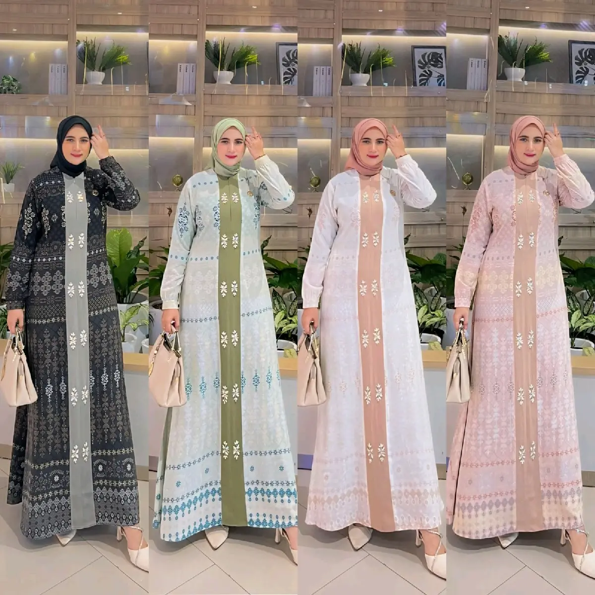 Humaira dress vol 4 gamis zahra ori zahra terbaru muslim wanita