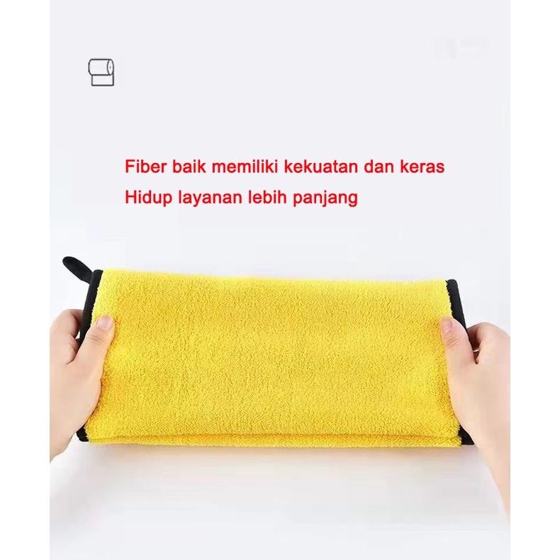 KAIN LAP MICROFIBER MOBIL MOTOR  2 SISI MULTIFUNGSI  30X30CM COD 5