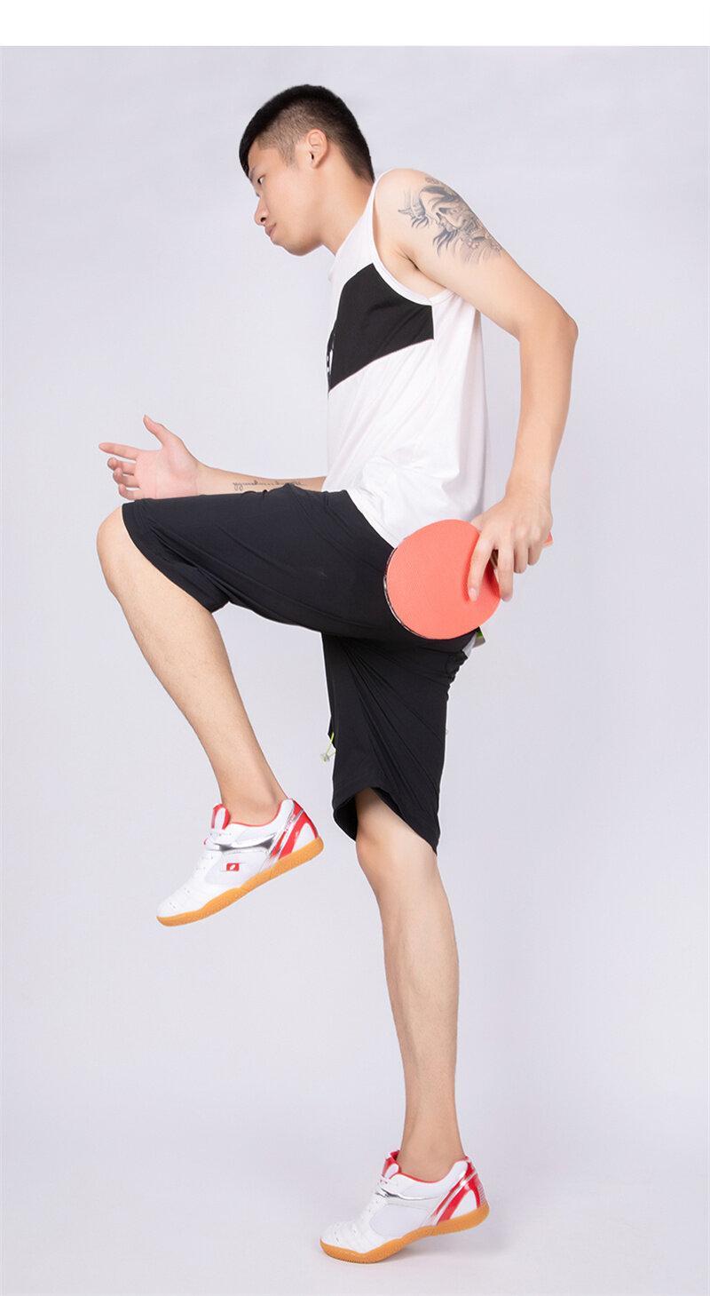 Product Introduction of Table Tennis Shoes for Men Breathable Mesh Badminton Shoes for Children Non-slip Couple Tennis Sport Shoes Unisex Volleyball Shoes Indoor Sneakers for Women Big Size 33-44 16