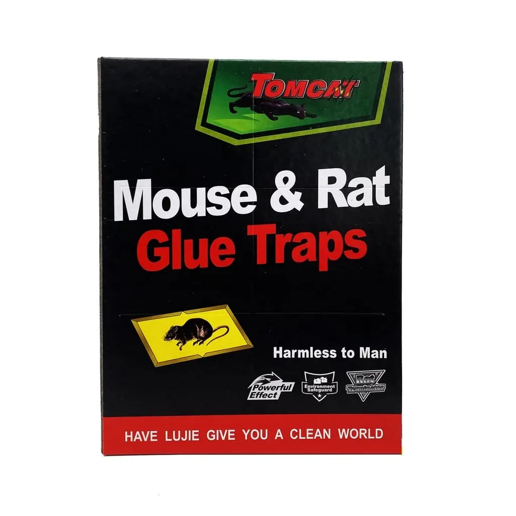 BEST PEST GLUE TRAP! Tomcat Mouse & Rat Glue Traps (Extra Thick Board, Strong Industrial Grade Sticky Board For Rodents, Mice)