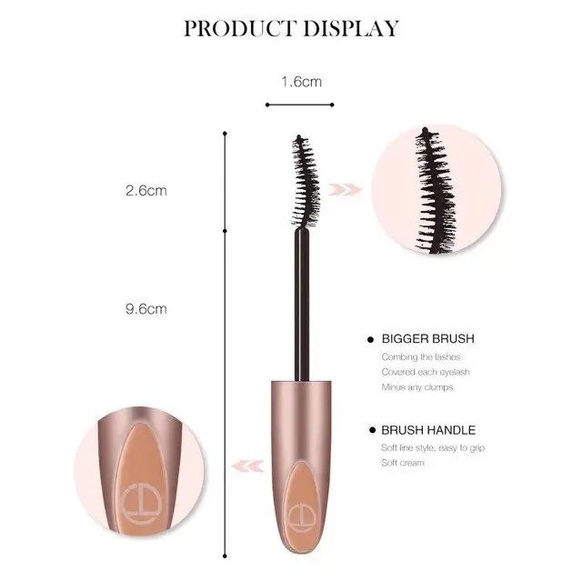 Paket Eyeliner Stamp 2 in 1 O TWO O dan Mascara O TWO O 3D Silk Fiber Eyelash Mascara Waterproof Long Lasting Mascara Maskara 3