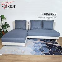 Gambar Sofa L Grande Sofa Corner Minimalis By Vassa dari Vassa Sofa & Home Kab. Bogor 5 Tokopedia