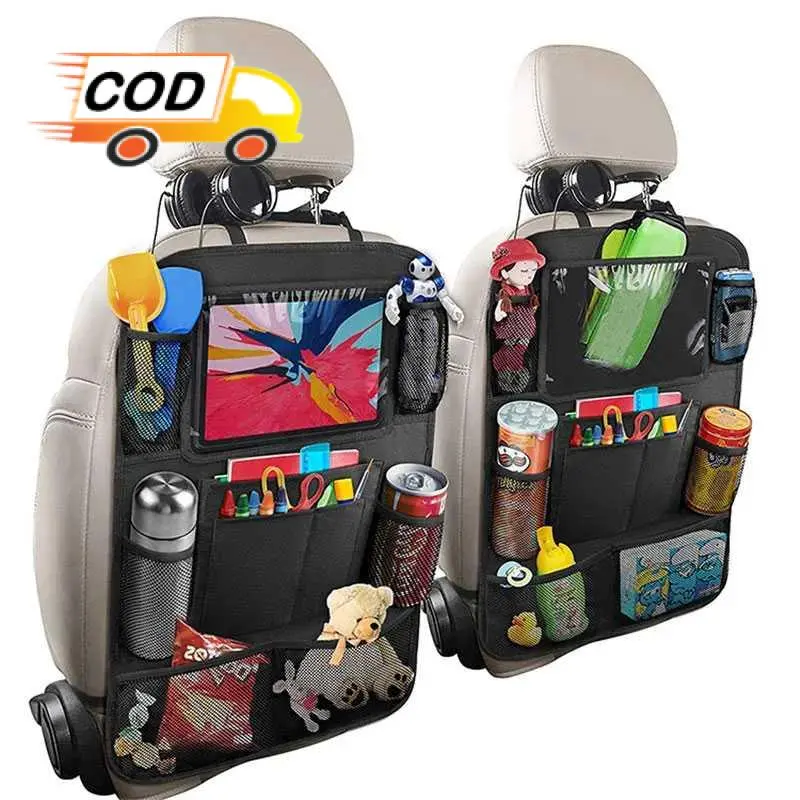 Organizer kursi Jok belakang Mobil Tempat Barang Tas Penyimpanan Cantelan Gantung Backseat 4