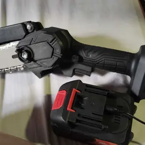Chainsaw mini 6 Inch Chainsaw Chain Saw Cordless 2 Baterai 6 Inch Chainsaw Cordless Chainsaw Gergaji Rantai Elektrik Mini Portable Mesin Chainsaw