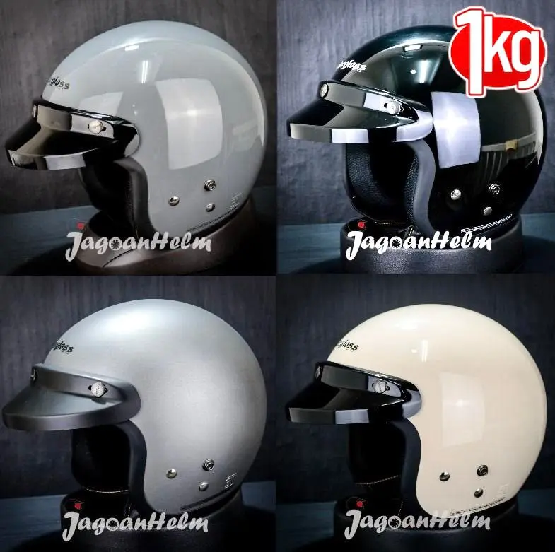 CARGLOSS HELM CF RETRO SOLID | CLASSIC - ORIGINAL Helmet