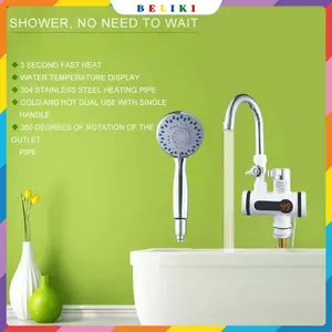 Keran Pemanas Air Listrik Hand Shower Electric Hot Cold Faucet - RX-008U