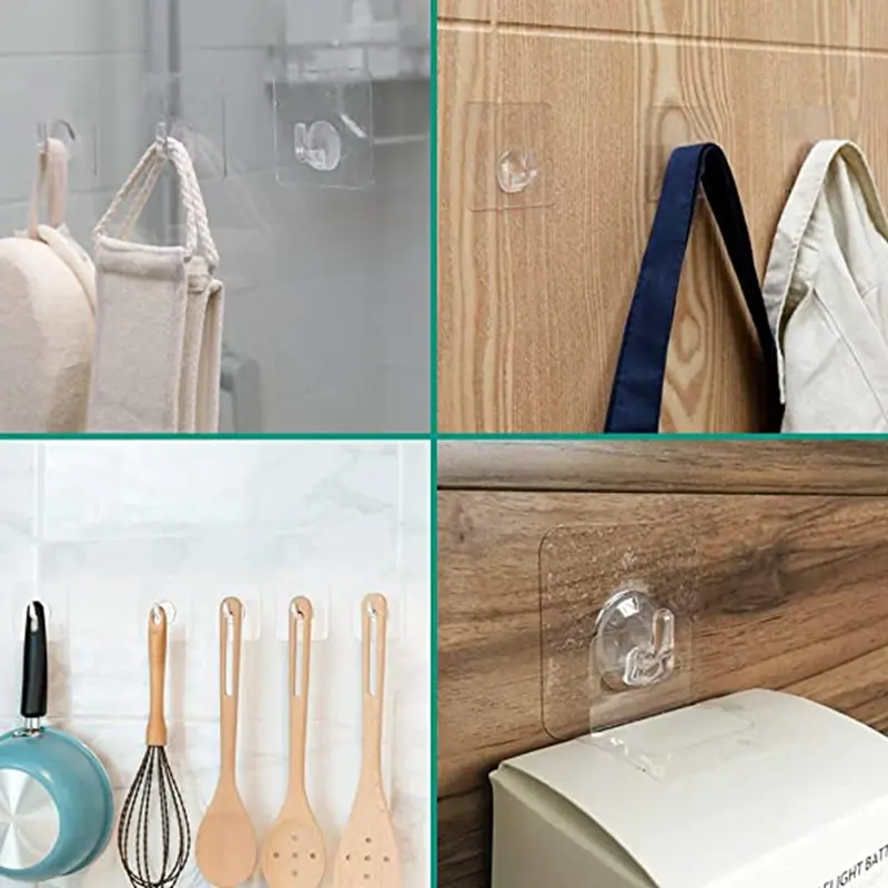 40-Pack Adhesive Hooks For Hanging, Heavy Duty Hooks 37 Lb Max , Adhesive Wall Hanger Fit Home Bathroom Kitchen Office And Outdoor 40-Pack Adhesive Hooks For Hanging, Heavy Duty Hooks 37 Lb Max , Adhesive Wall Hanger Fit Home Bathroom Kitchen Office And Outdoor