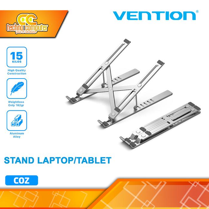Gambar VENTION Stand Tablet/Laptop Aluminium Alloy - KDMI0 dari Techno Computer Bali Kota Denpasar Tokopedia