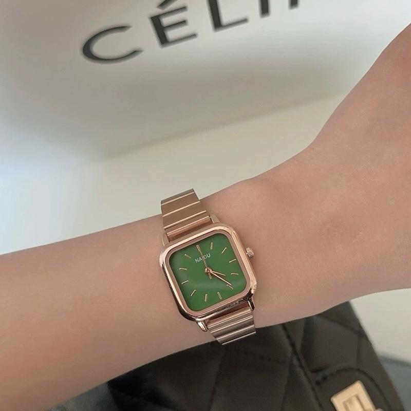 MOCCA Jam Tangan KY-GB Analog Wanita Fashion Korea Square Belt