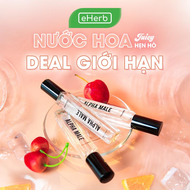 LIVE COMBO 3 Alpha Male Nước Hoa Cho Nam Thơm Lâu EHERB - Nước Hoa Chiết Chính Hãng BODYMISS - Nước Hoa Nam Sang Trọng - Nước Hoa Việt Nam - Perfume Cosmetic Women Fragrance Mỹ Phẩm - Khử Mùi Nam Chính Hãng