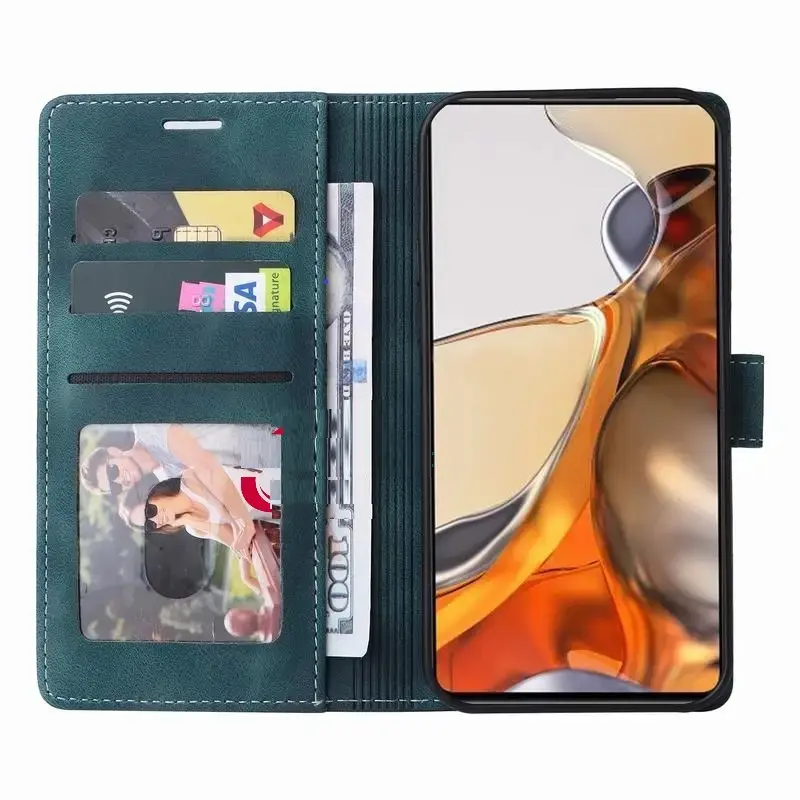 Case untuk OPPO A9 2020 / A5 2020 model flip buka tutup case standing ada tempat foto dan kartu juga tali hp flip cover 6