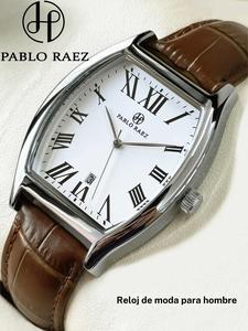 Reloj de cuarzo analógico para hombre de estilo empresarial y a la moda, resistente al agua, ideal para fiestas y como complemento de la vestimenta diaria; moderno, combinable con todo y exquisito, perfecto como regalo.