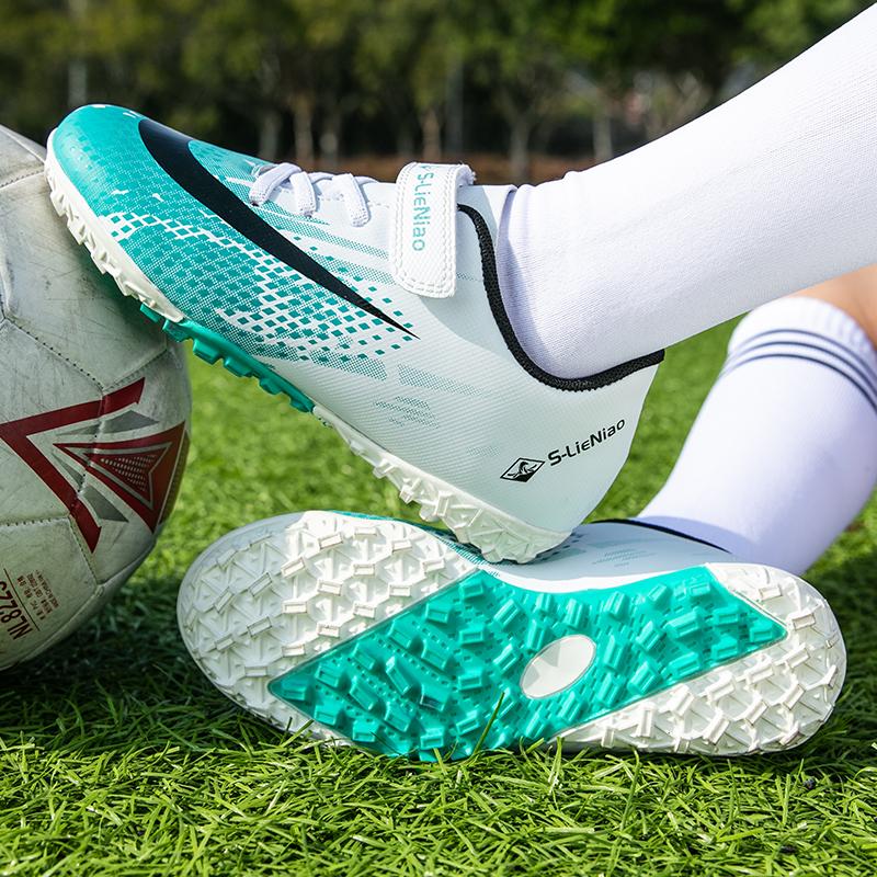 Product Introduction of JINTOHO Kids Soccer Shoes Society Children School Football Boots Cleats Grass Sneakers Boy Girl Outdoor Athletic Training Sport Footwear 42