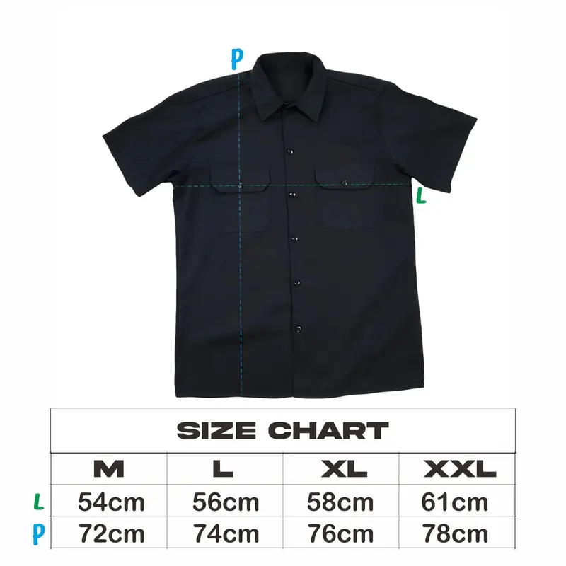 Yinyanks Trdmrk Workshirt the warriors come out to play kemeja kerja PDH Katun Safety 3