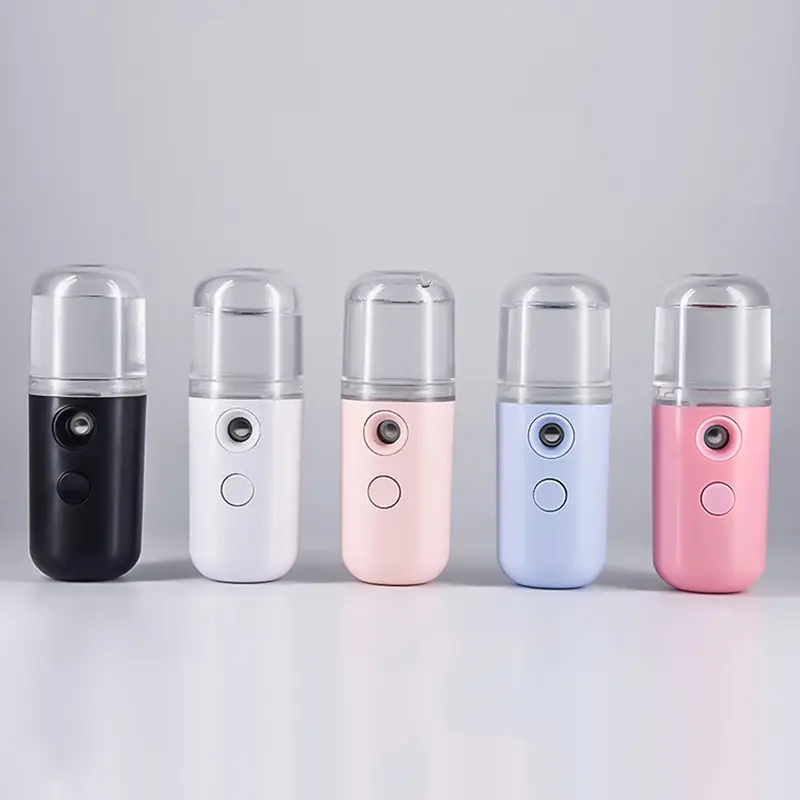 Nano Spray Portable Mini Mist Sprayer USB Rechargeable Pelembab Perawatan Wajah Kapasitas 30ml Teknologi Atomisasi Nano untuk Wajah Tangan Tubuh Rambut