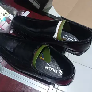 Silom Sepatu Pantofel Anak Sekolah Laki Laki dan Perempuan Kidfor Canvas Hak Rendah (1-3 cm)