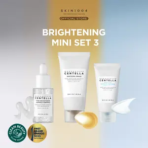 SKIN1004 [Brightening Mini Set 3] Tone Brightening Capsule Ampoule 30ml + Centella Soothing Cream 30ml + Hyalu-Cica Water-Fit Sun Serum 15ml