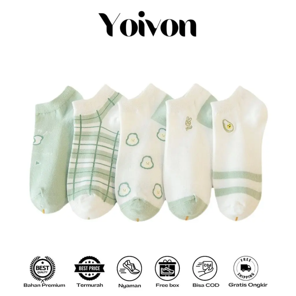 Kaos Kaki Lucu Wanita Premium Kaos Kaki Semata Kaki Kaos Kaki Kartun Sporty