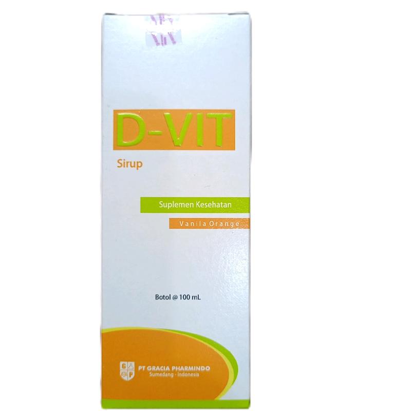 D - VIT VITAMIN D3 400 IU SIRUP D - VIT SIRUP 100ML - Shop | Tokopedia