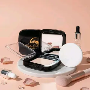 Hydro Glow Compact Powder dengan Kompak dan Mirror untuk Makeup Natural dan Tampilan Segar