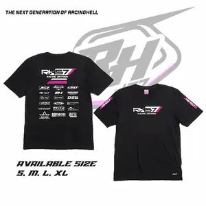 Hot Sale - kaos distro RH57 V2 Atasan Baju Kaos Motor Balap Racing Hell Pria Motif Baru 2024 Bahan Katun Premium tshirt kaos racing kekinian terbaru cotton combed 24s unisex