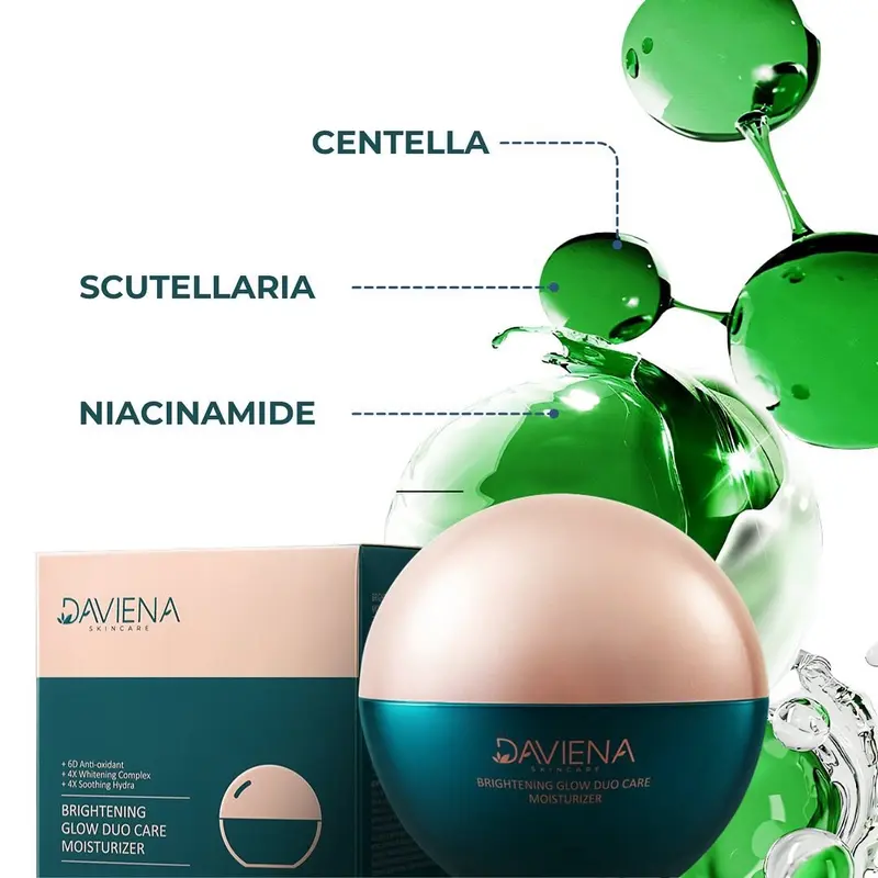 BRIGHTENING GLOW DUO CARE MOISTURIZER DAVIENA SKINCARE 2