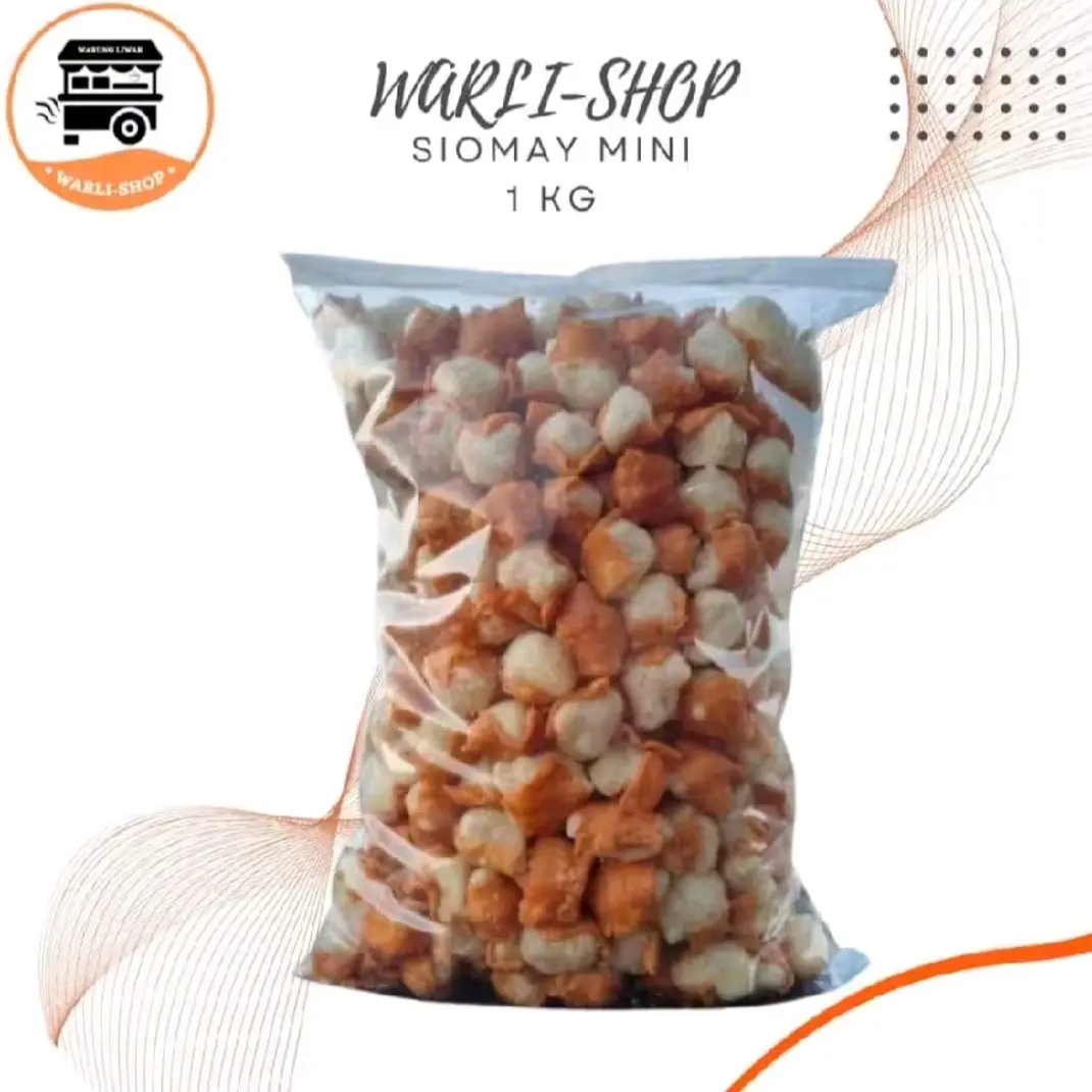 siomay mini kemasan 1 kg siomay mini kering siomay kerikil siomay gureh renyah toping baso toping mie cemilan Snack Makanan Crispy Goreng Keripik