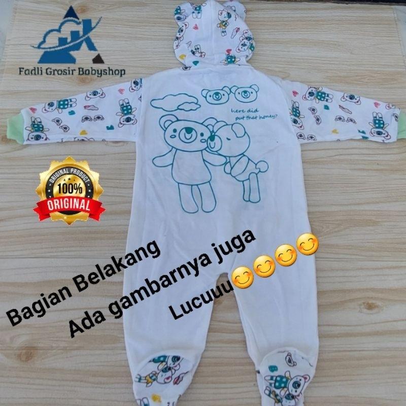 YNG Baby - Sleepsuit Bayi Kaki Tutup Usia 0-6 Bulan Jumpsuit Baby Newborn Jumper Anak Murah Tidur Lengan Katun Laki-Laki 1