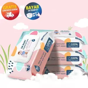 KP144 - TISU BASAH BAYI ISI 80 LEMBAR TISSUE BASAH BABY MURAH BABY WIPES WET TISSUE BABY