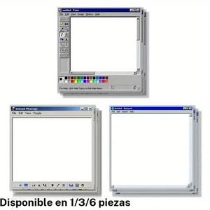 Nota Adhesiva de Diseño de Computadora Retro, 3 piezas por paquete Bloc de Notas Creativo para Oficina y Escuela, Regalo Perfecto para Estudiantes y Maestros, Regalo Divertido