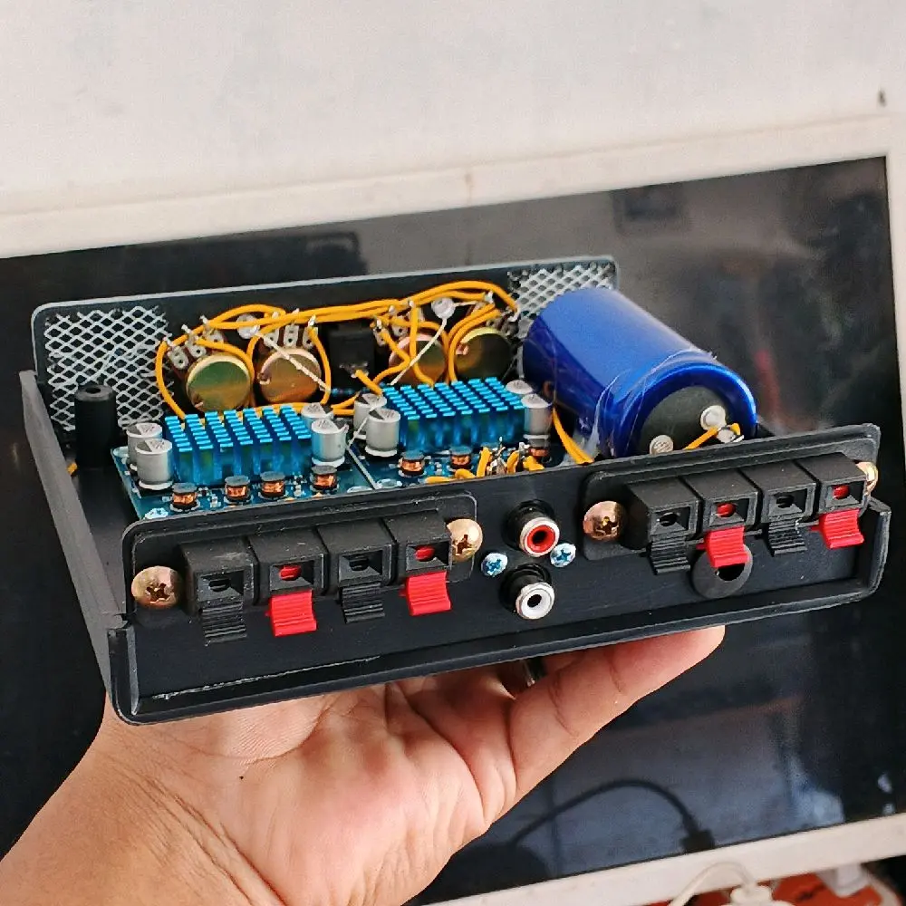 Power Mini 4 Channel 30W x4 Siap Pakai + Adaptor