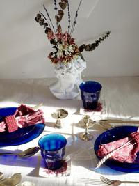 Gambar Batik Fractal Alas Cangkir (Coaster) Batik Kawung Warna Biru dari Batik Fractal Kota Bandung 3 Tokopedia