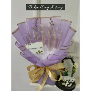 Buket Uang Kosong 5 10 15 20 Lembar Slot Aesthetic Bucket Uang Kosongan Wisuda Hadiah Ulang Tahun Wedding Graduation Cowo Cewek Money Bouquet