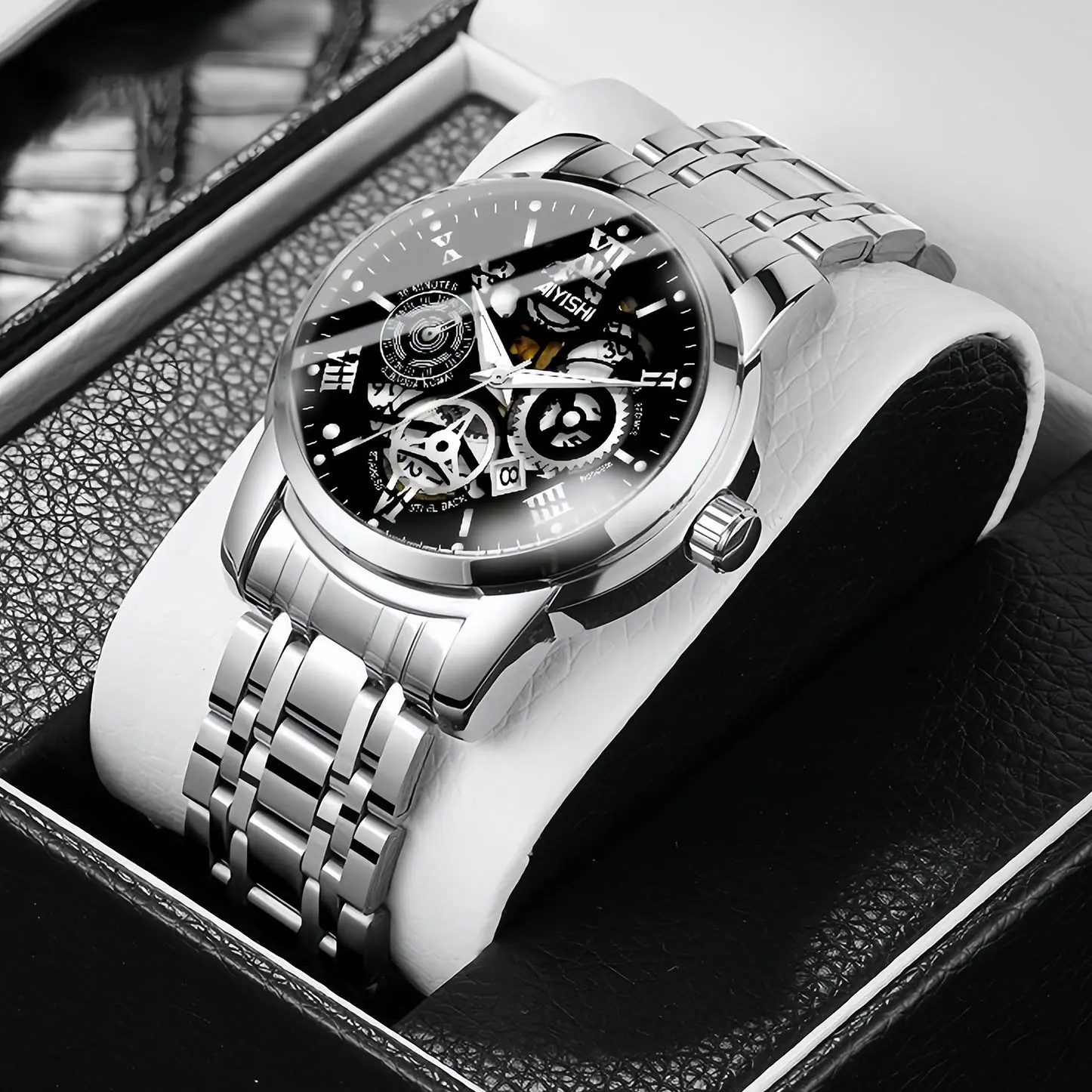 Perak Hitam【Edisi terbatas baja tahan karat】