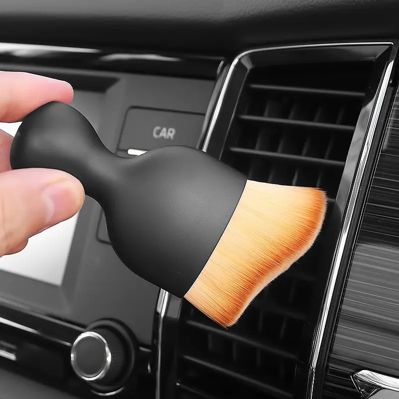 Car air -conditioning outlet Cleaning brushing car, soft hair brush car gap dust brush bristles interior cleaning tool