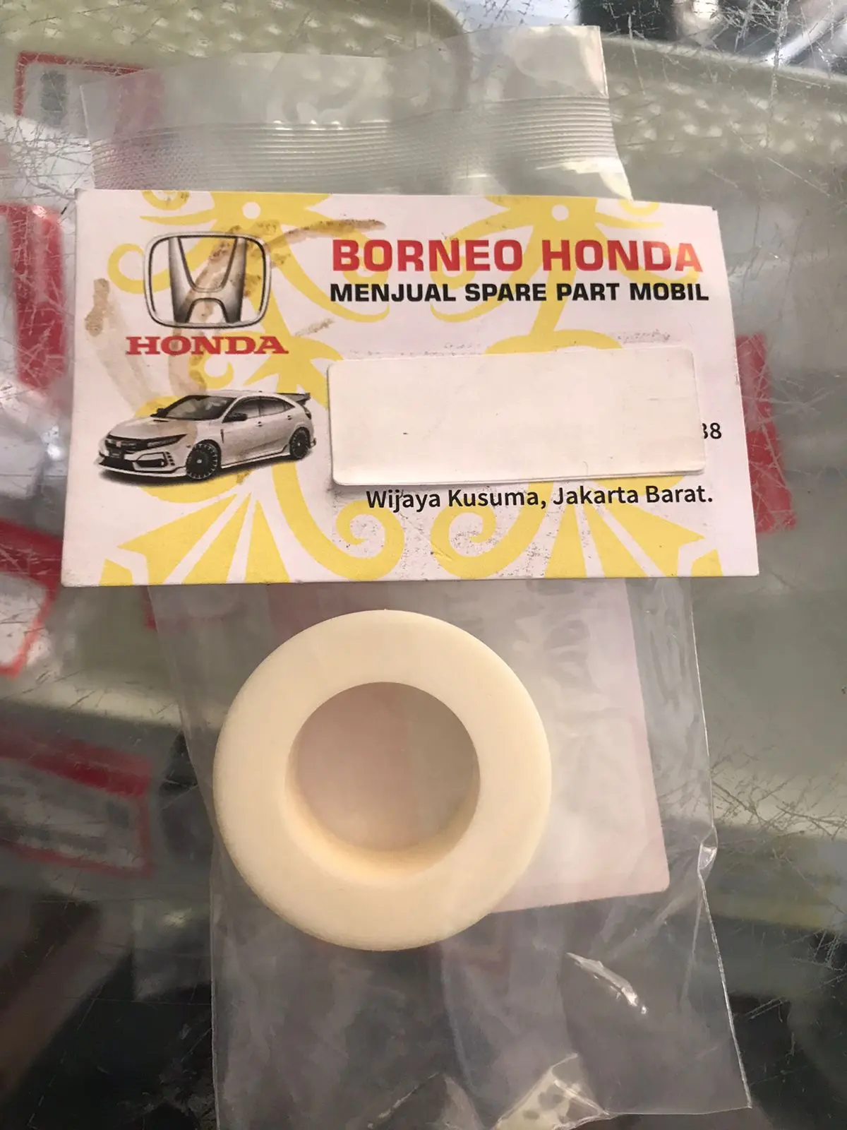 KARET BUSA STOPPER SHOCKBREAKER BELAKANG JAZZ GK5 RS HRV GEN 2 RU1 CITY GM6 GN5 HATCHBACK 2014 - 2024 HONDA 52633-T5A-J01 URETHANE SUPPORT SHOCK ABSORBER DUMPER MOUNTING SUPORT UPPER BUSAH STOPER