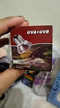 Product Review of Lampu UVA UVB Halogen 50W  Penghangat Reptile Torto Sulcata Nomoy Kecil Iguana Kura Kura from a**z 2