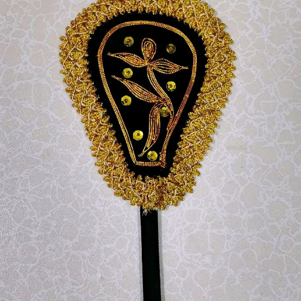 Kipas Khas Aceh Ukuran Kecil/Kipas Kasap Etnik Aceh/Oleh-Oleh Khas Aceh/Souvenir Aceh