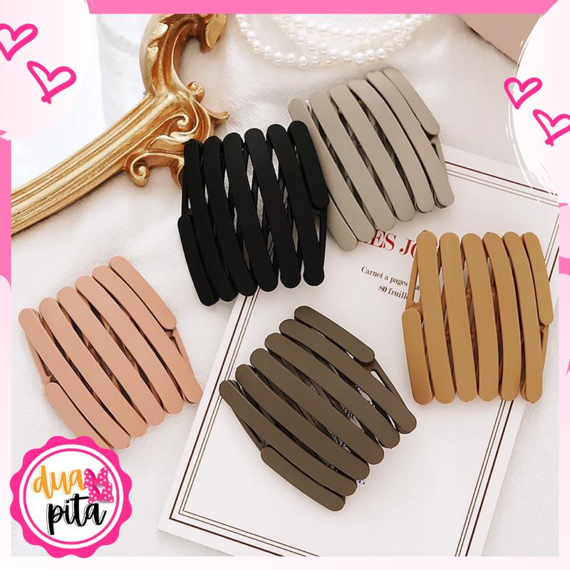 DP16 Bando Lipat Polos Wanita Pria Anak Aksesoris Rambut Fashion Korea Headbands 1