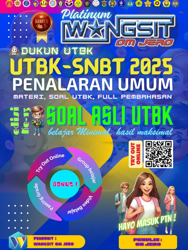 (UTBK 2025) BUKU WANGSIT OM JERO UTBK SNBT 2025 PK PM PU PPU PBM LBI LBE 3