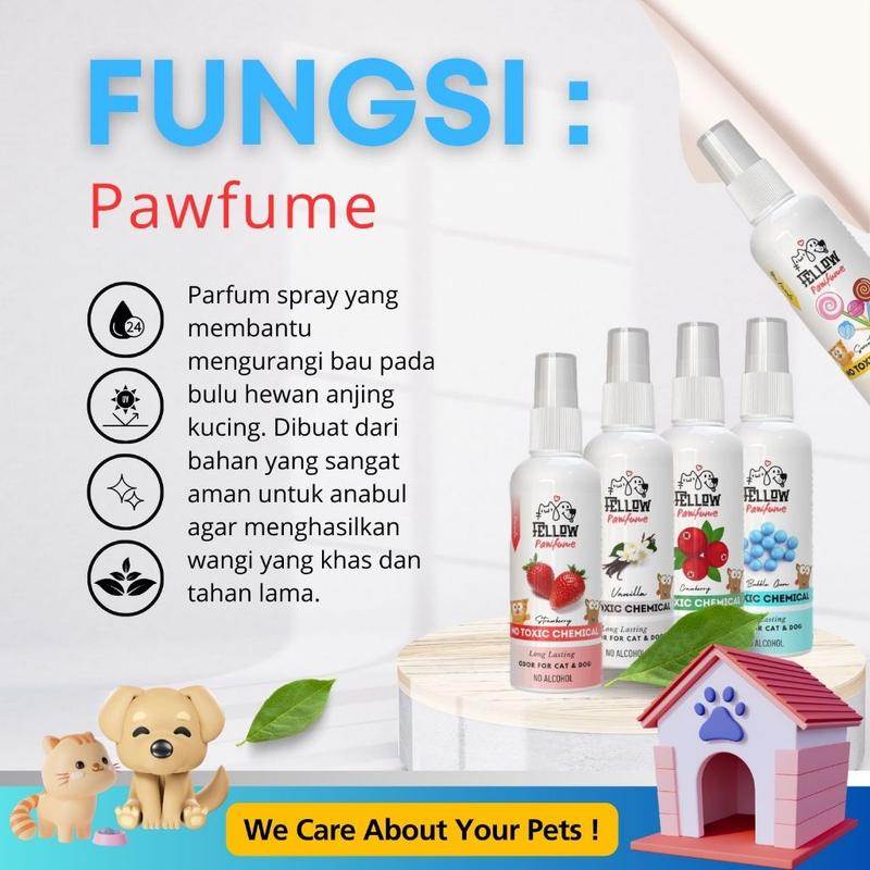 3PCS Parfum Kucing Anjing Premium Aroma Wangi PETLUME 5