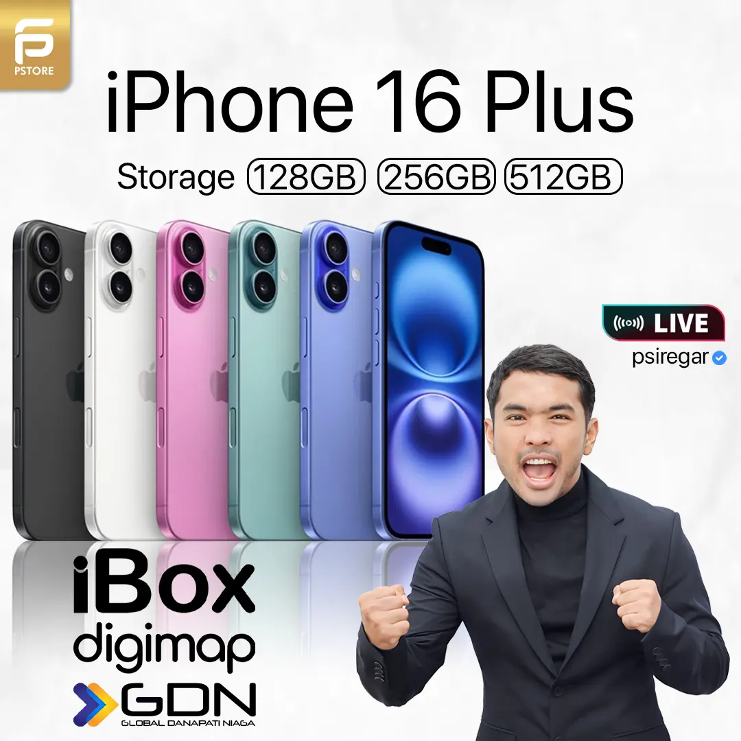 SPESIAL PUTRA SIREGAR | IPHONE 16PLUS NEW GARANSI RESMI INDONESIA