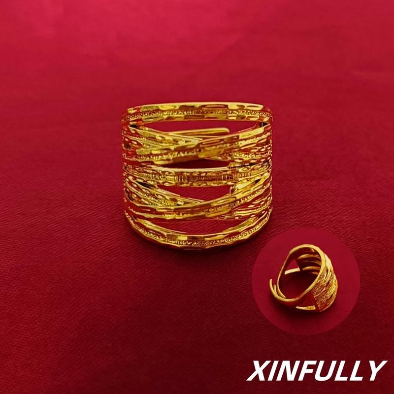 Product Introduction of Vintage Craft Multi-Layered Line Rings Open Ring Women's Rings 1