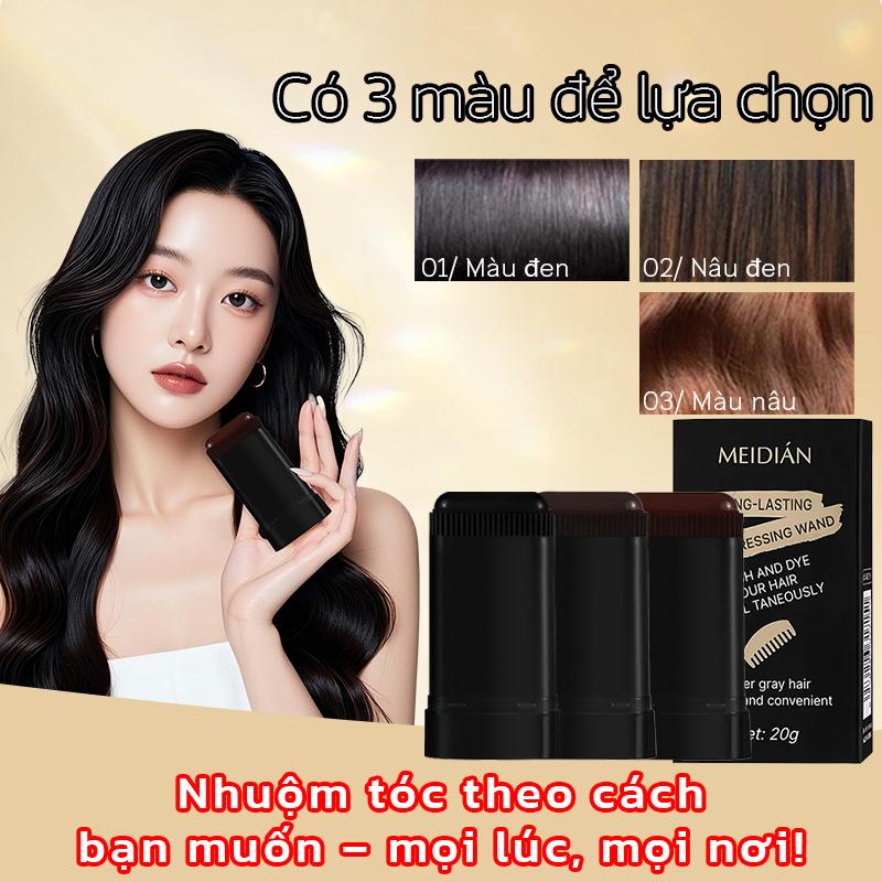 Kem nhuộm tóc đen 20g – Dành cho tóc bạc, dễ dàng nhuộm, khôi phục màu tóc tự nhiên